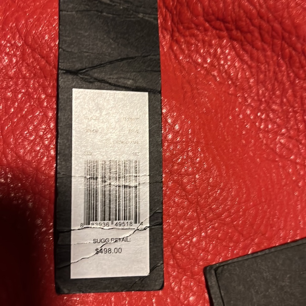Marc by Marc Jacobs Dark Coral Leather Handbag - Picture 9 of 10